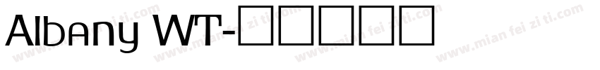 Albany WT字体转换